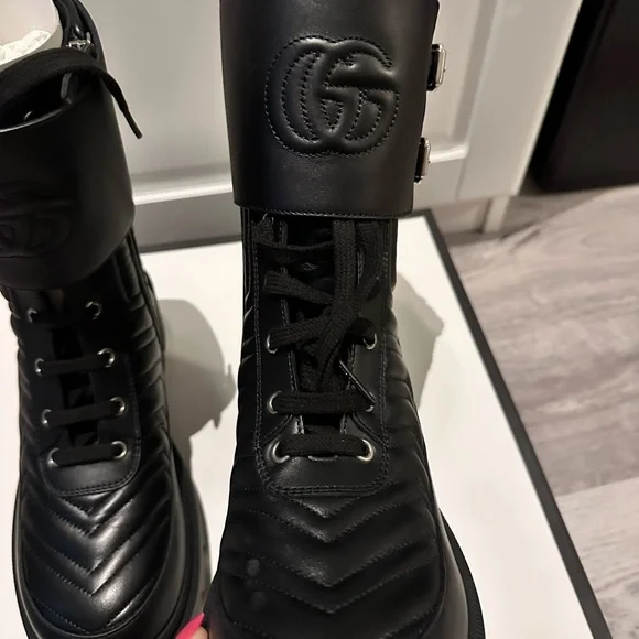Brand new Gucci leather boots